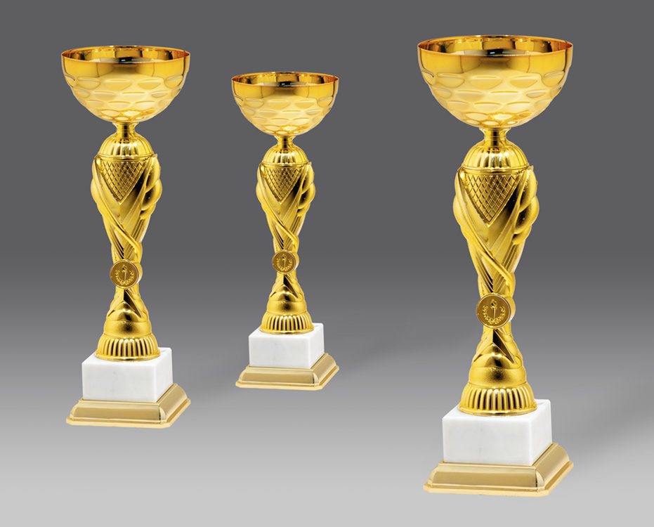Puchar G26556 3, &oslash;14, h.36 puchary statuetki medale