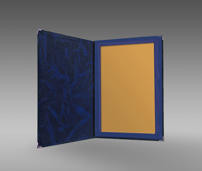 etui na tabliczkę 225x305 granatowe puchary statuetki medale